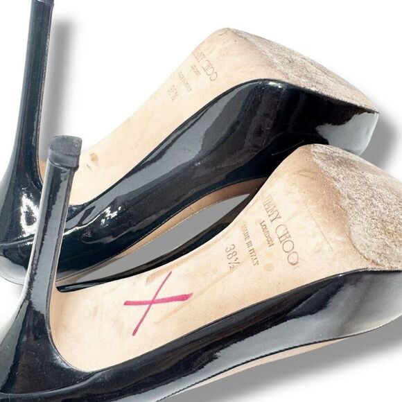 Jimmy Choo Shoe Sepia 2 Toned Platform Pump Camel / Black Women’s Size 38.5 (8) - Picture 8 of 10